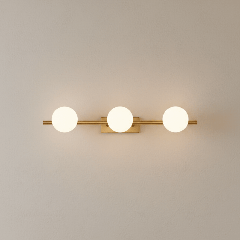 Orion Globe LED Vanity Light Bar - Lighting > Wall Lights > Bathroom Vanity Lights > Multi-Light Vanity Lights | Zaevia