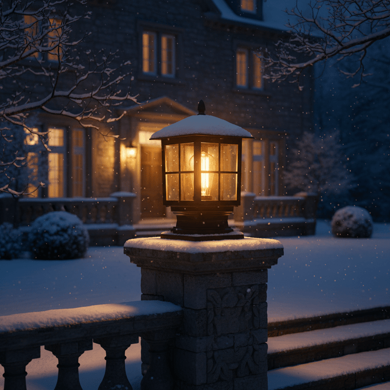 Zaevia Modern Mission Outdoor Post Light - Pathway Light | Zaevia