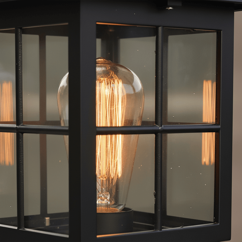 Zaevia Modern Mission Outdoor Post Light - Pathway Light | Zaevia