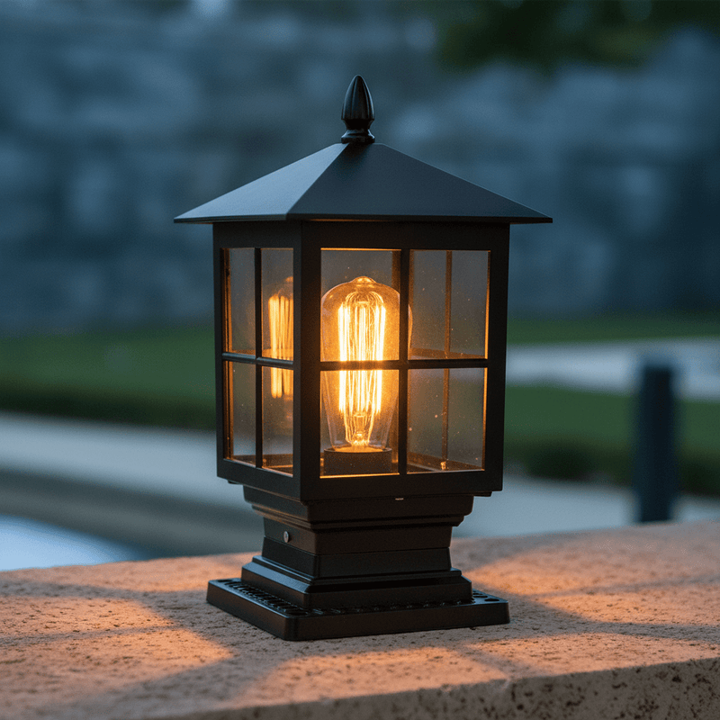 Zaevia Modern Mission Outdoor Post Light - Pathway Light | Zaevia