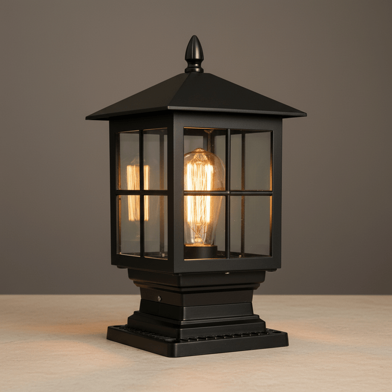 Zaevia Modern Mission Outdoor Post Light - Pathway Light | Zaevia