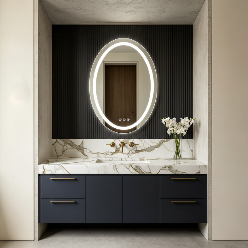 Ovale Backlit LED Oval Vanity Mirror
