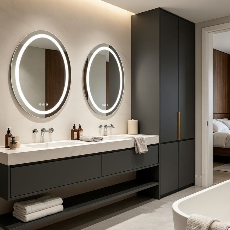 Ovale Backlit LED Oval Vanity Mirror