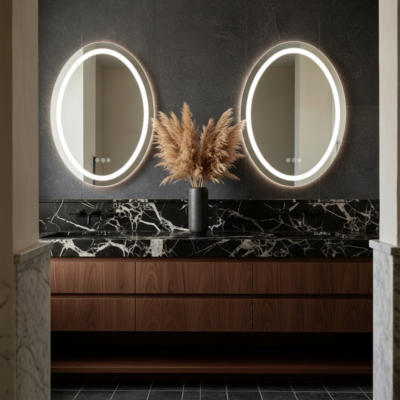 Ovale Backlit LED Oval Vanity Mirror