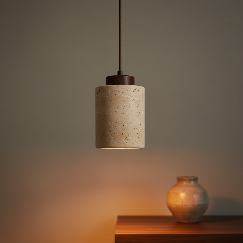 Petra Travertine Pendant Light