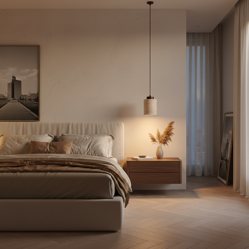 Petra Travertine Pendant Light