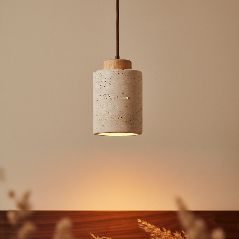 Petra Travertine Pendant Light