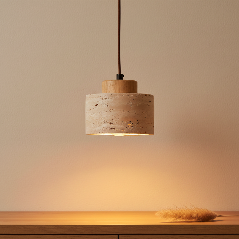 Petra Travertine Pendant Light