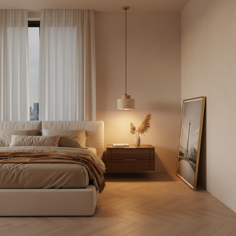 Petra Travertine Pendant Light