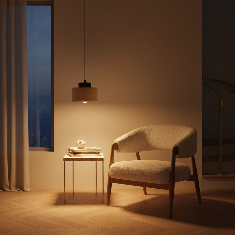 Petra Travertine Pendant Light