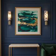Zaevia Alabaster: Pillar Marble Sconce - Wall Light | Zaevia