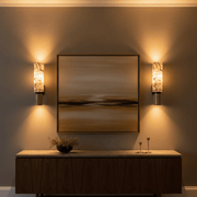 Zaevia Alabaster: Pillar Marble Sconce - Wall Light | Zaevia
