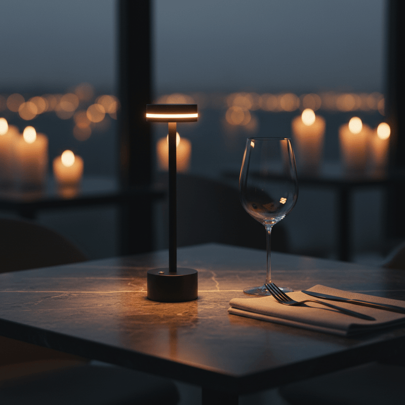 Zaevia Portable LED Cordless Table Lamp - Rechargeable Touch Control Accent Light - Table lamp | Zaevia