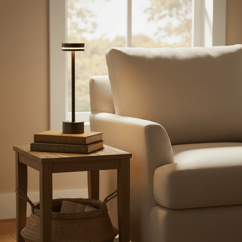 Zaevia Portable LED Cordless Table Lamp - Rechargeable Touch Control Accent Light - Table lamp | Zaevia