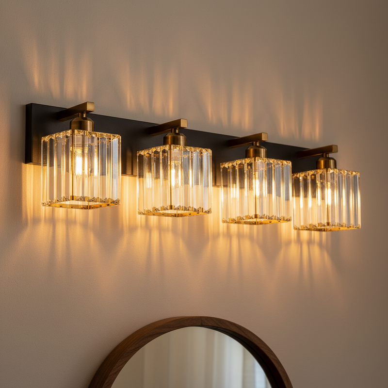 Prism Crystal Bar Vanity Light