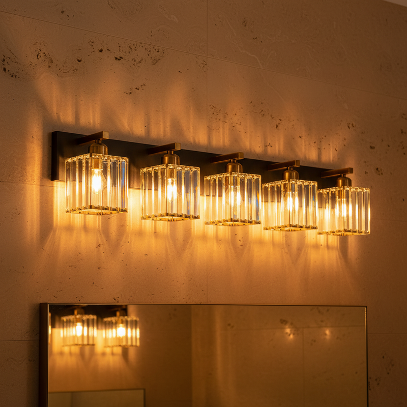 Prism Crystal Bar Vanity Light