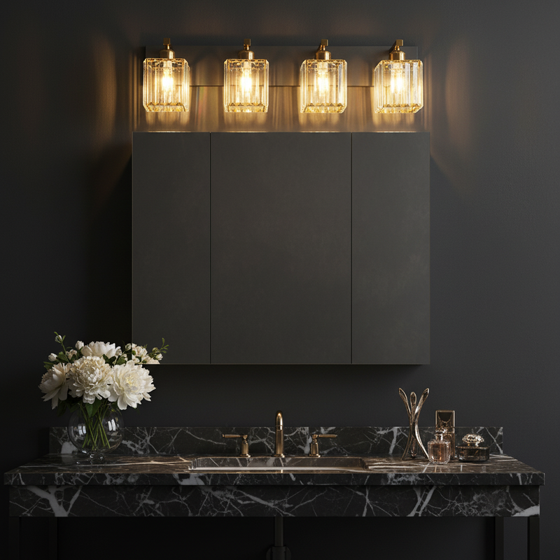 Prism Crystal Bar Vanity Light