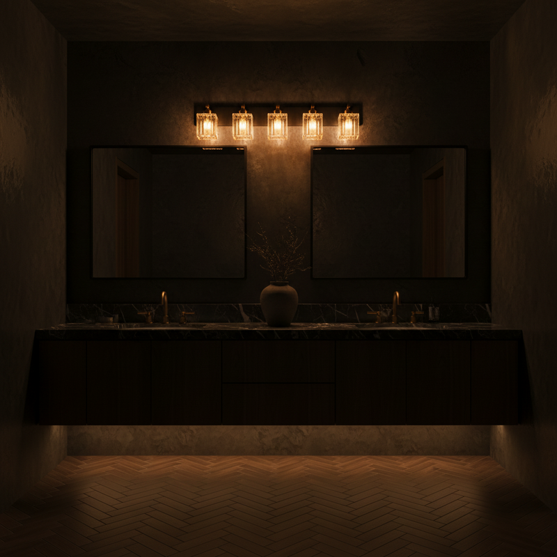 Prism Crystal Bar Vanity Light