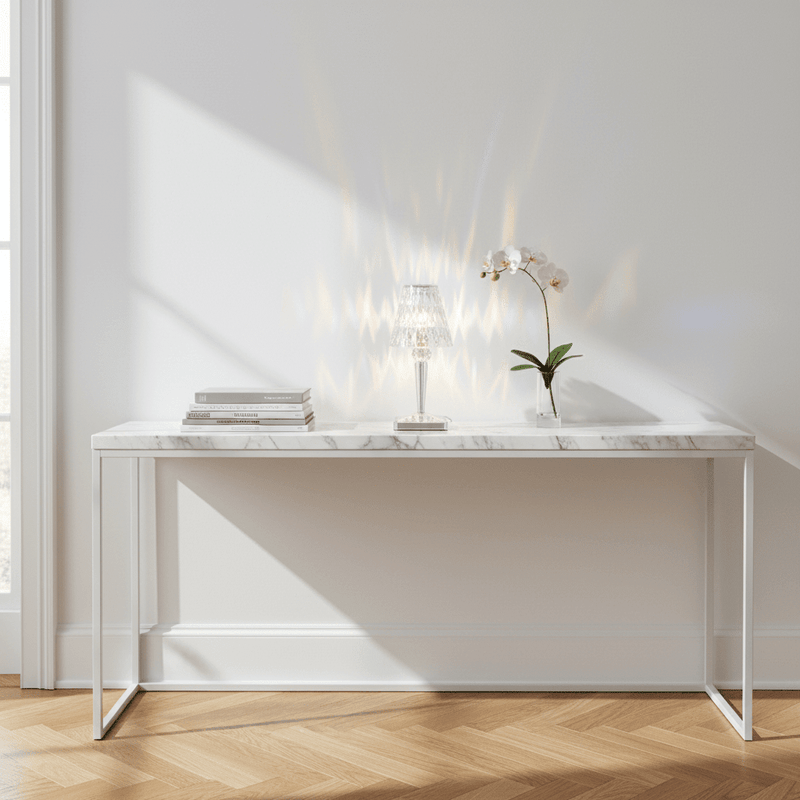Zaevia Lucent Prism Cordless Crystal Table Lamp - Table lamp | Zaevia