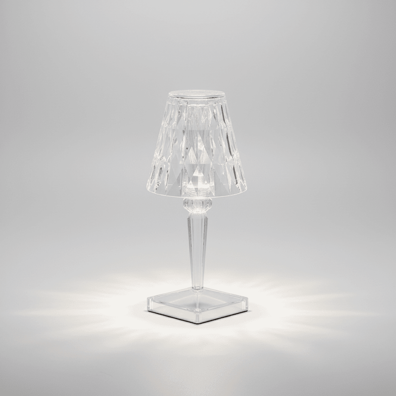 Zaevia Lucent Prism Cordless Crystal Table Lamp - Table lamp | Zaevia