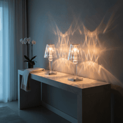 Zaevia Lucent Prism Cordless Crystal Table Lamp - Table lamp | Zaevia