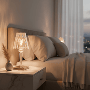 Zaevia Lucent Prism Cordless Crystal Table Lamp - Table lamp | Zaevia