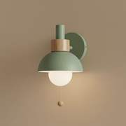 Zaevia Aero Dome: Pull Chain Wall Sconce - Wall Lamp | Zaevia