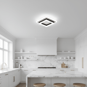 Quadra Geometric Minimalist Ceiling Light - Ceiling Light | Zaevia