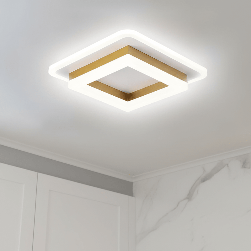 Quadra Geometric Minimalist Ceiling Light - Ceiling Light | Zaevia