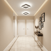 Quadra Geometric Minimalist Ceiling Light - Ceiling Light | Zaevia