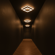 Quadra Geometric Minimalist Ceiling Light - Ceiling Light | Zaevia