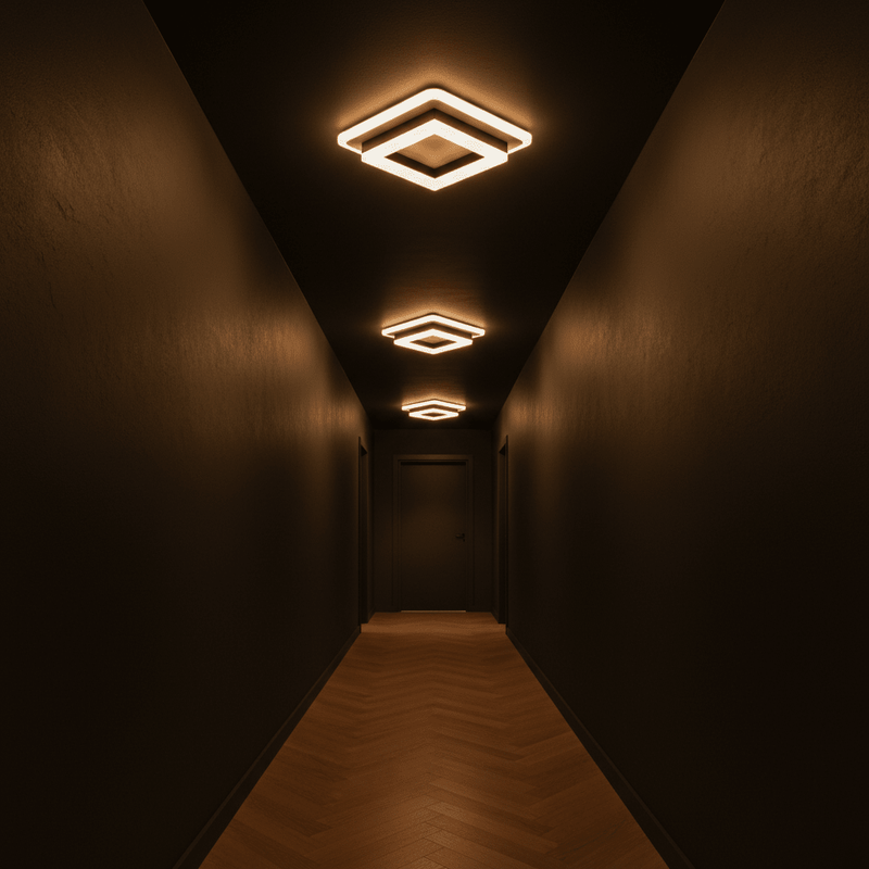 Quadra Geometric Minimalist Ceiling Light - Ceiling Light | Zaevia