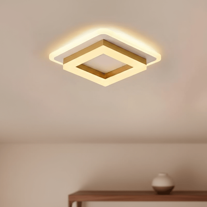 Quadra Geometric Minimalist Ceiling Light - Ceiling Light | Zaevia