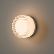 Fluted Wave Round Wall Sconce - Wall Light | Zaevia