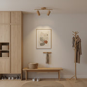 Zaevia Rowan: Nordic Timber Adjustable Triple - Spot Ceiling Light - Ceiling Light | Zaevia