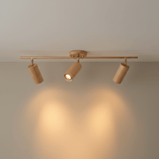 Zaevia Rowan: Nordic Timber Adjustable Triple - Spot Ceiling Light - Ceiling Light | Zaevia