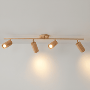 Zaevia Rowan: Nordic Timber Adjustable Triple - Spot Ceiling Light - Ceiling Light | Zaevia