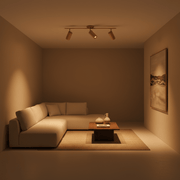 Zaevia Rowan: Nordic Timber Adjustable Triple - Spot Ceiling Light - Ceiling Light | Zaevia
