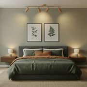Zaevia Rowan: Nordic Timber Adjustable Triple - Spot Ceiling Light - Ceiling Light | Zaevia