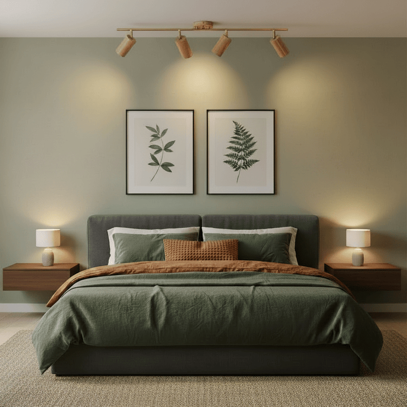 Zaevia Rowan: Nordic Timber Adjustable Triple - Spot Ceiling Light - Ceiling Light | Zaevia