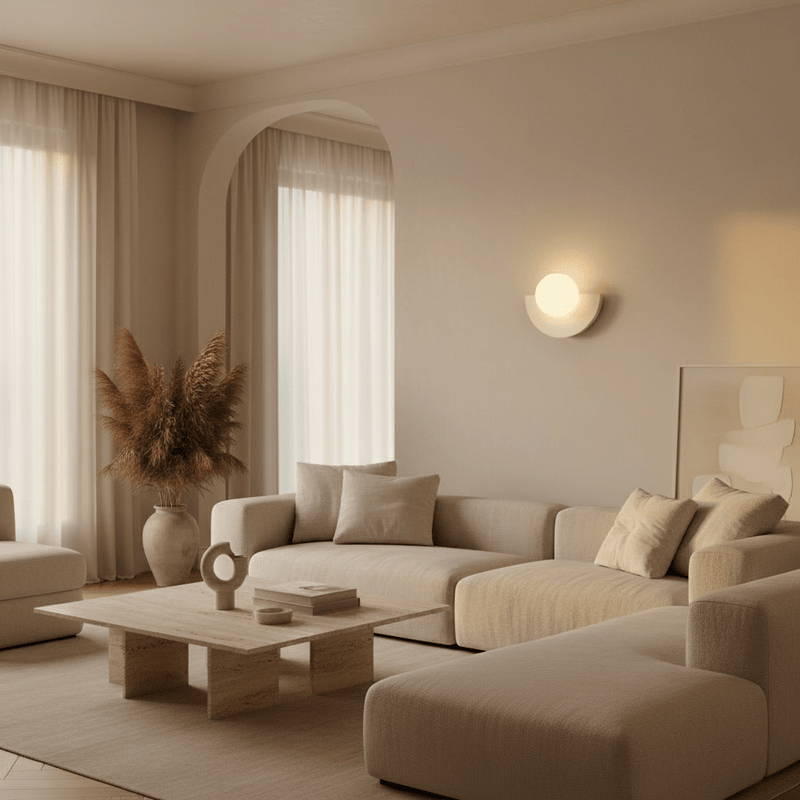 Selene Crescent Sculptural Sconce - Wall Light | Zaevia