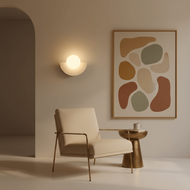 Selene Crescent Sculptural Sconce - Wall Light | Zaevia