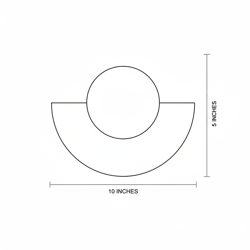 Selene Crescent Sculptural Sconce - Wall Light | Zaevia