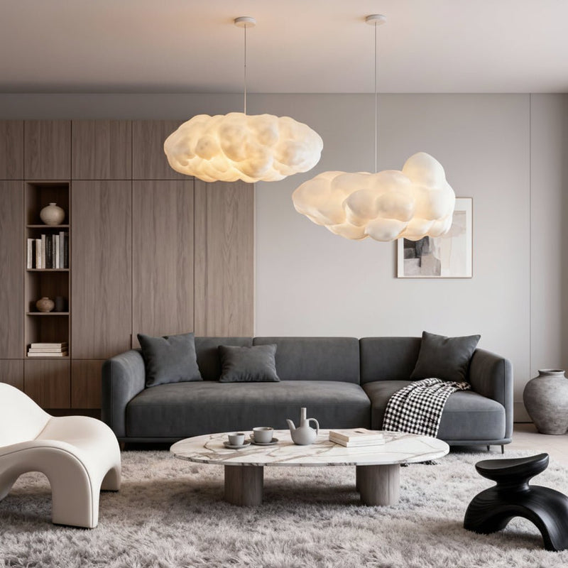 Serenova Sculptural Cloud Pendant - Ceiling Light | Zaevia