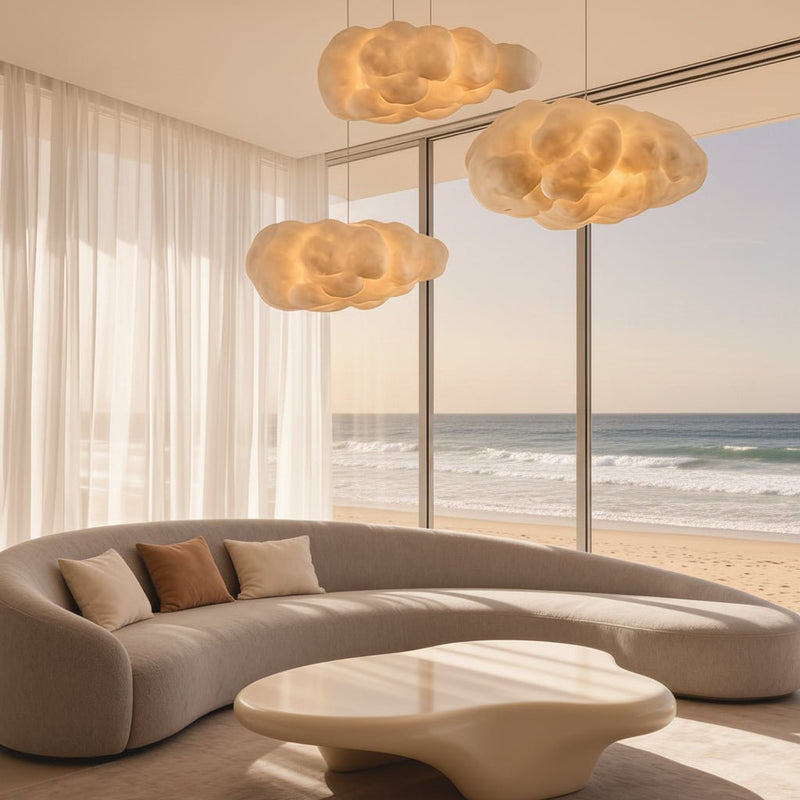 Serenova Sculptural Cloud Pendant - Ceiling Light | Zaevia