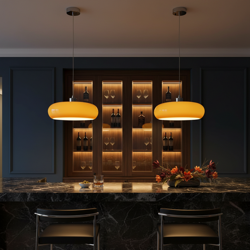 Signe Retro Glass Pendant Light