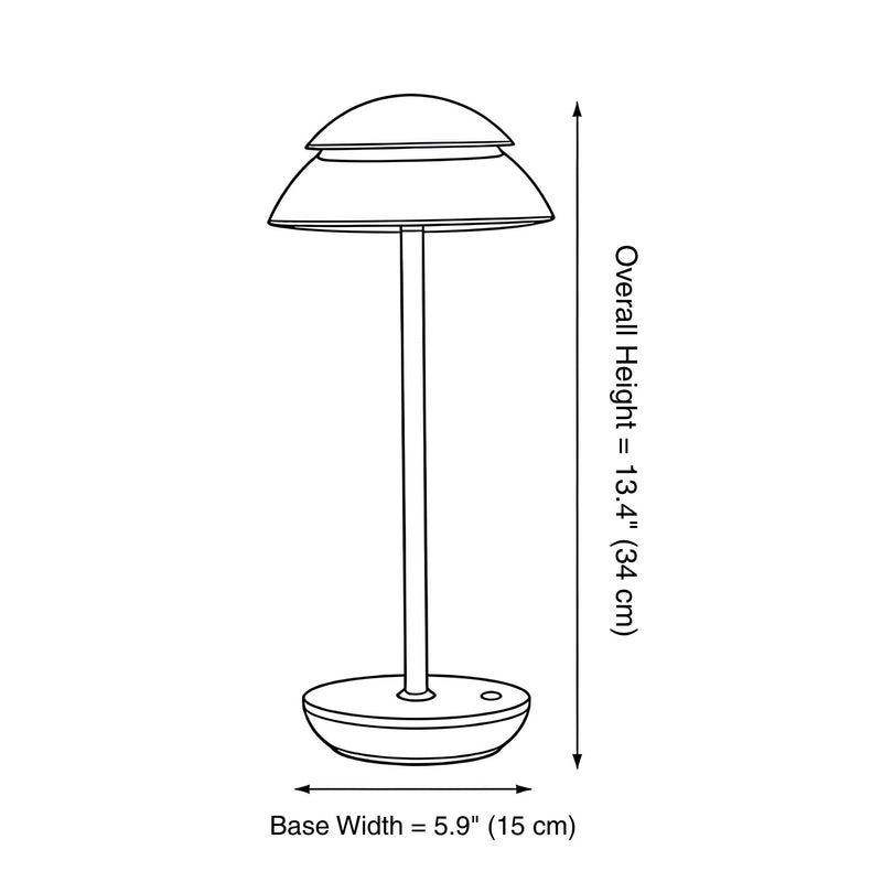 Zaevia Silas Rechargeable LED Table Lamp: Touch Control Minimalist Light - Lighting > Table & Floor Lamps > Table Lamps > Designer Table Lamps | Zaevia
