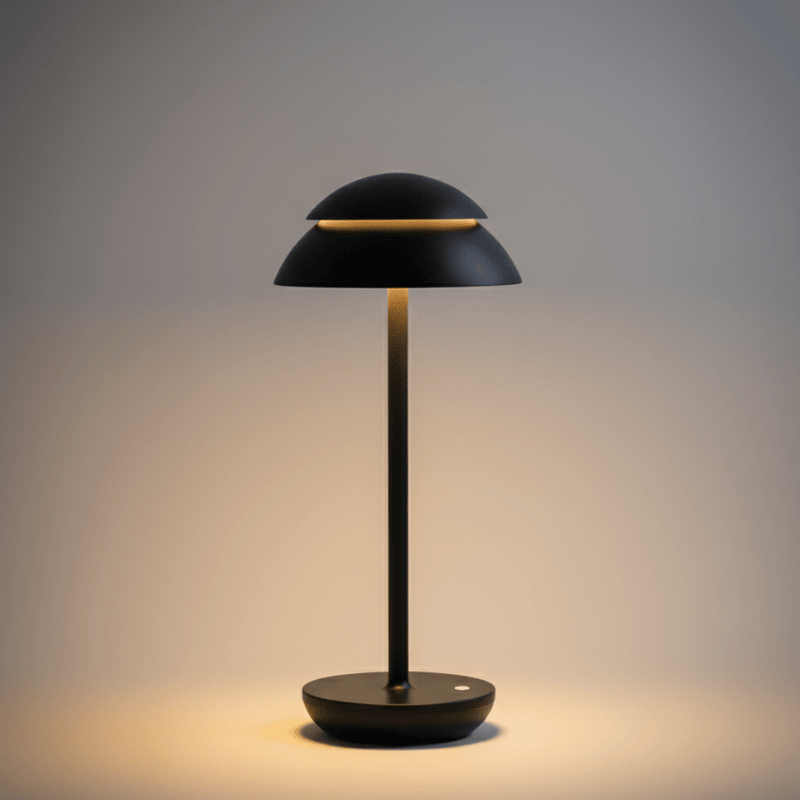 Zaevia Silas Rechargeable LED Table Lamp: Touch Control Minimalist Light - Lighting > Table & Floor Lamps > Table Lamps > Designer Table Lamps | Zaevia