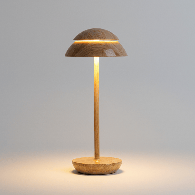 Zaevia Silas Rechargeable LED Table Lamp: Touch Control Minimalist Light - Lighting > Table & Floor Lamps > Table Lamps > Designer Table Lamps | Zaevia