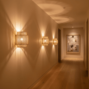 Zaevia Silas Woven Rattan Wall Sconce - Wall Light | Zaevia